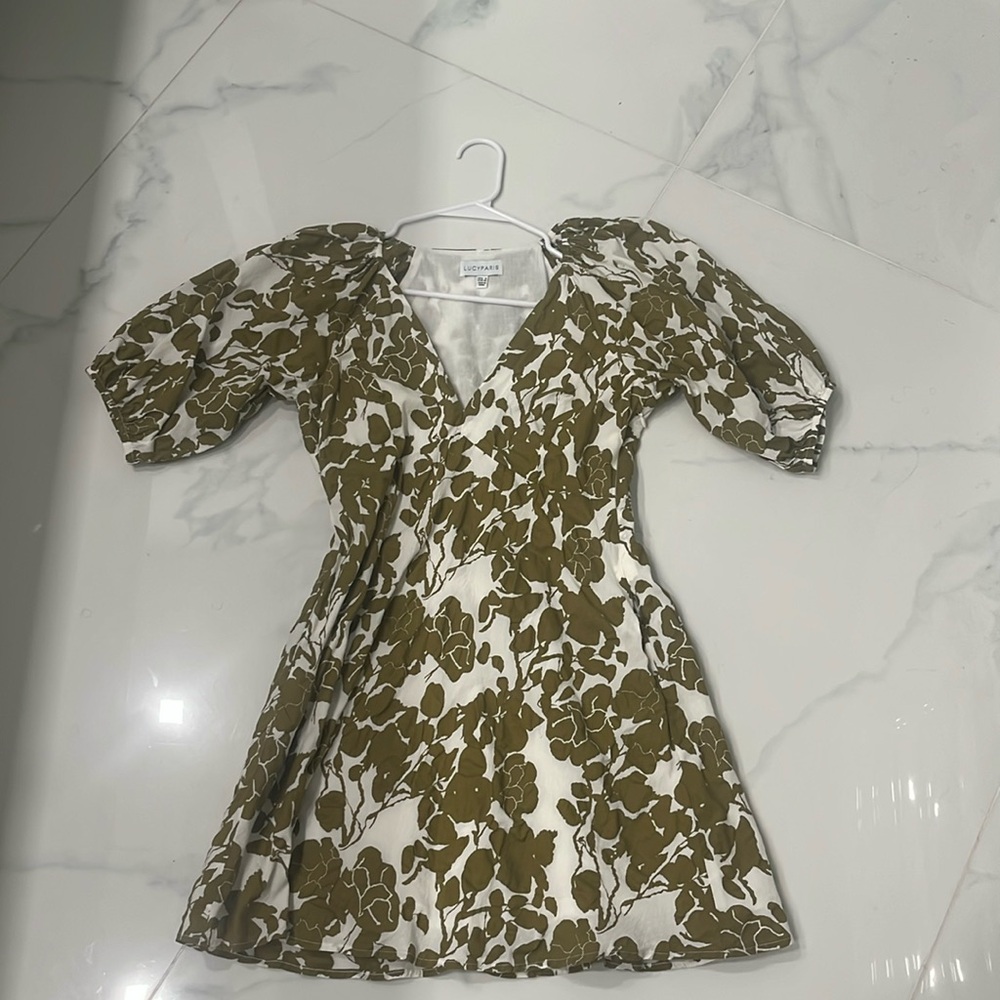 Lucy paris puff sleeve dress. Beautiful fit